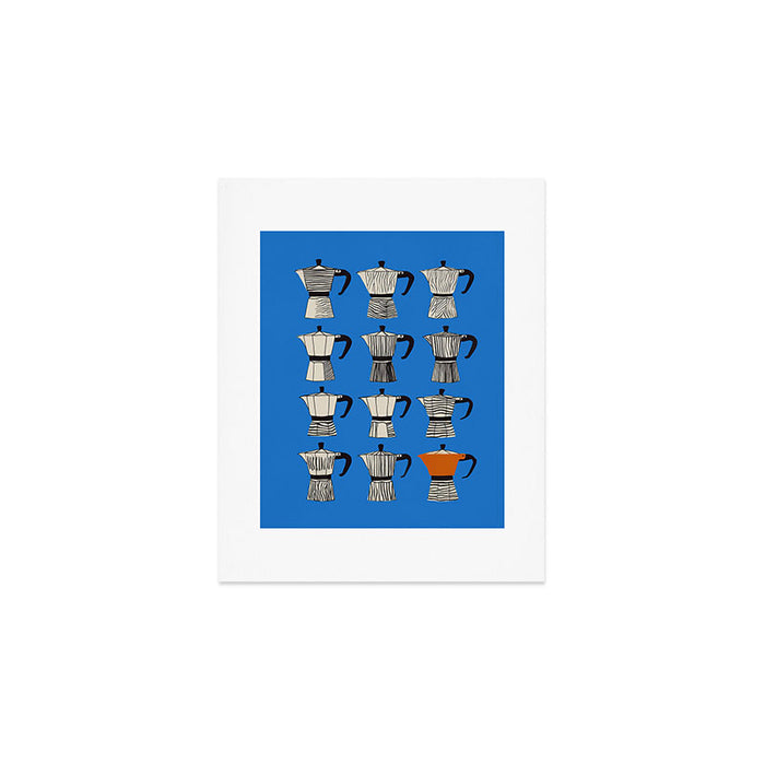 Blue Moka Art Print Gallery Image 1