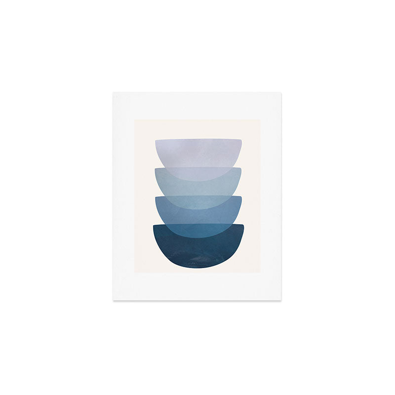 Blue Stack 01 Art Print Gallery Image 1