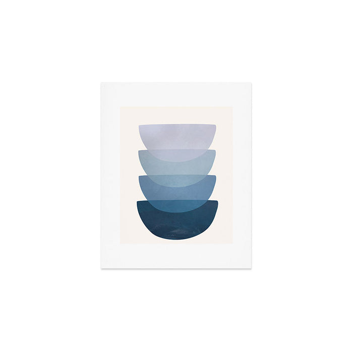 Blue Stack 01 Art Print Gallery Image 1