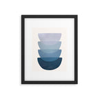 Blue Stack 01 Framed Art Print Gallery Image 5