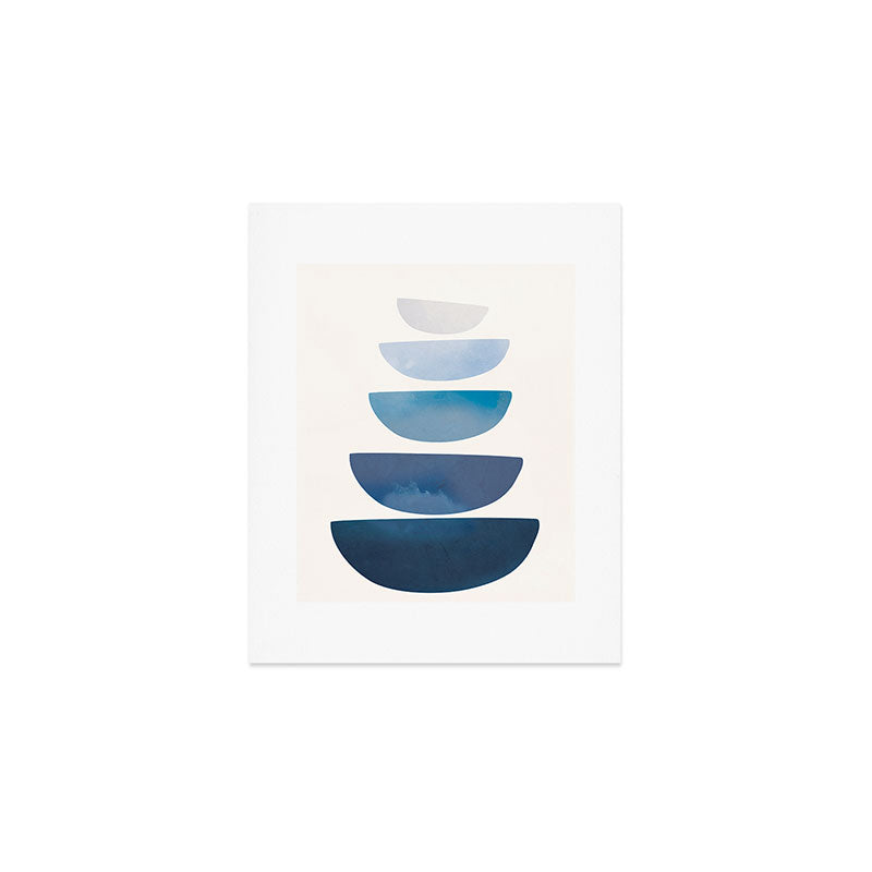 Blue Stack 02 Art Print Gallery Image 1