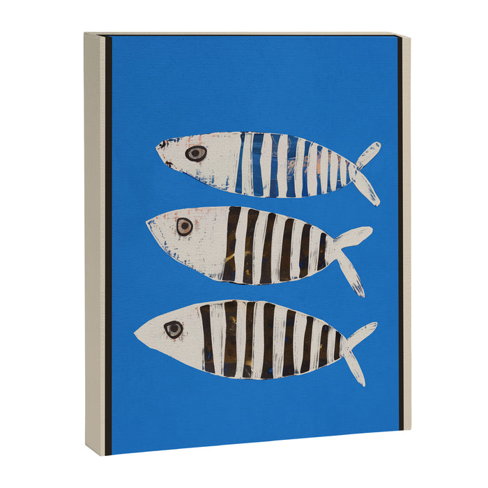 Bold Stripes Beneath the Surface Canvas Print Gallery Image 1