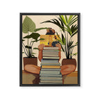 Book Lover Framed Canvas Print Gallery Image 6