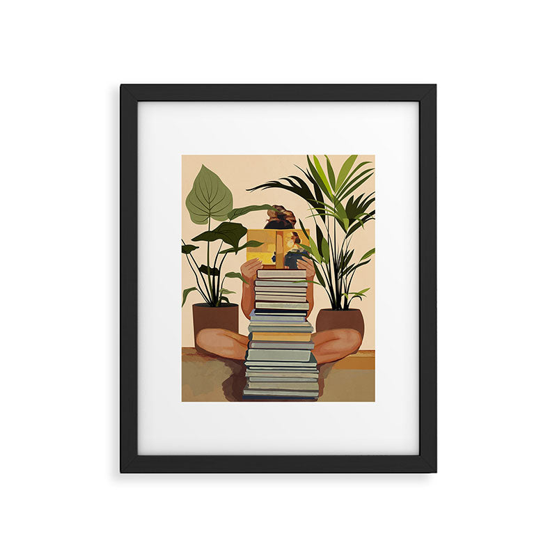Book Lover Framed Art Print Gallery Image 5