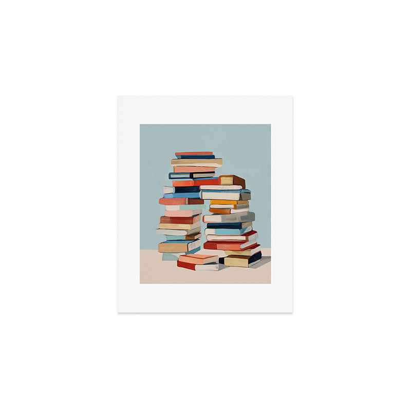Books in Balance Art Print Gallery Image 1
