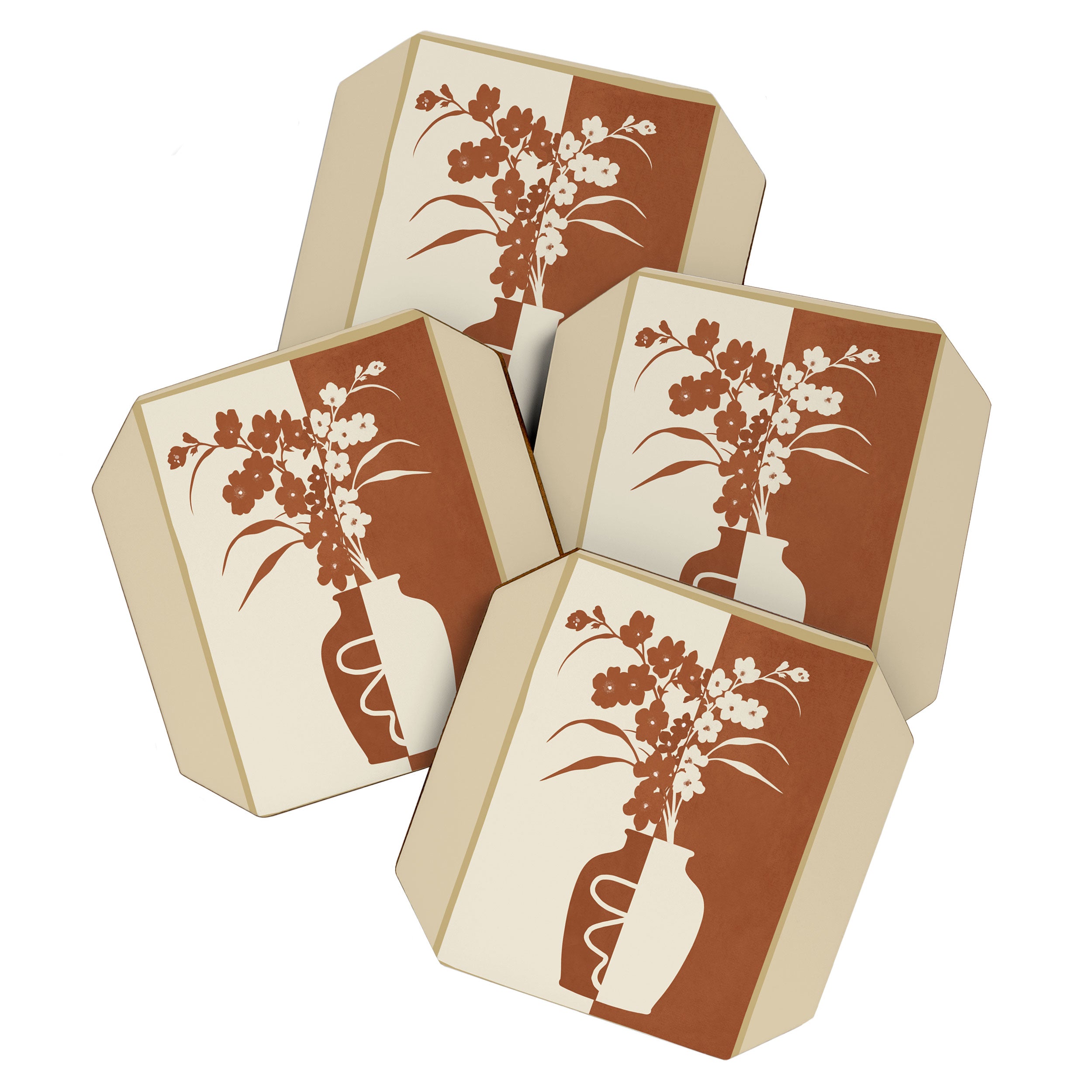Botanical Contras 6 Coaster Gallery Image 1