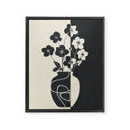 Botanical Contrast 1 Framed Canvas Print Gallery Image 8