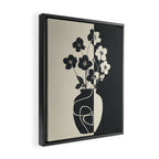 Botanical Contrast 1 Framed Canvas Print Gallery Image 2
