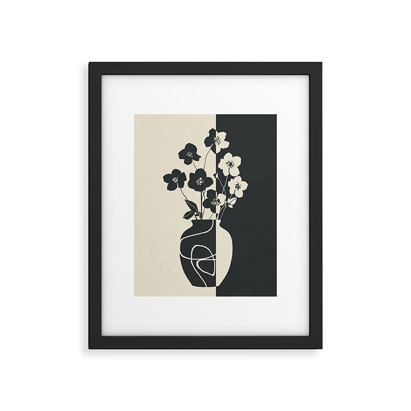 Botanical Contrast 1 Framed Art Print Gallery Image 6