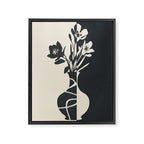 Botanical Contrast 2 Framed Canvas Print Gallery Image 8