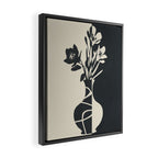 Botanical Contrast 2 Framed Canvas Print Gallery Image 2