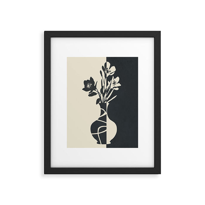 Botanical Contrast 2 Framed Art Print Gallery Image 1