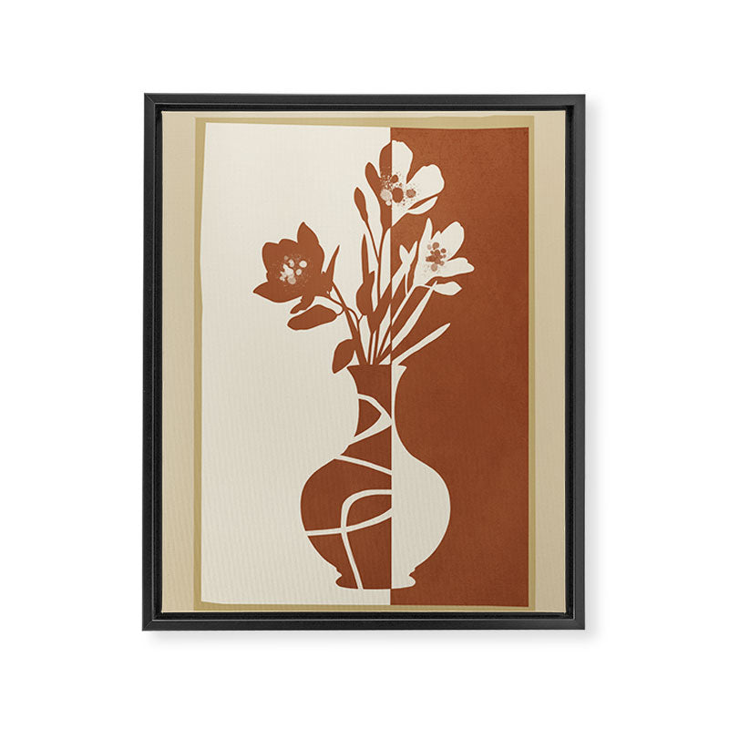 Botanical Contrast 4 Framed Canvas Print Gallery Image 8