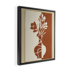 Botanical Contrast 4 Framed Canvas Print Gallery Image 2
