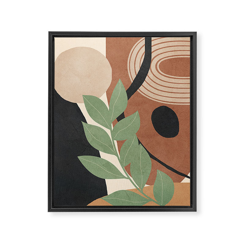 Branches in an abstract setting 01 Framed Canvas Print Gallery Image 6