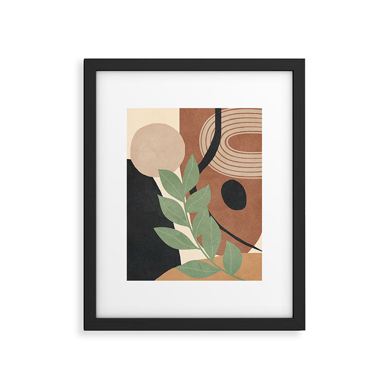 Branches in an abstract setting 01 Framed Art Print Gallery Image 5