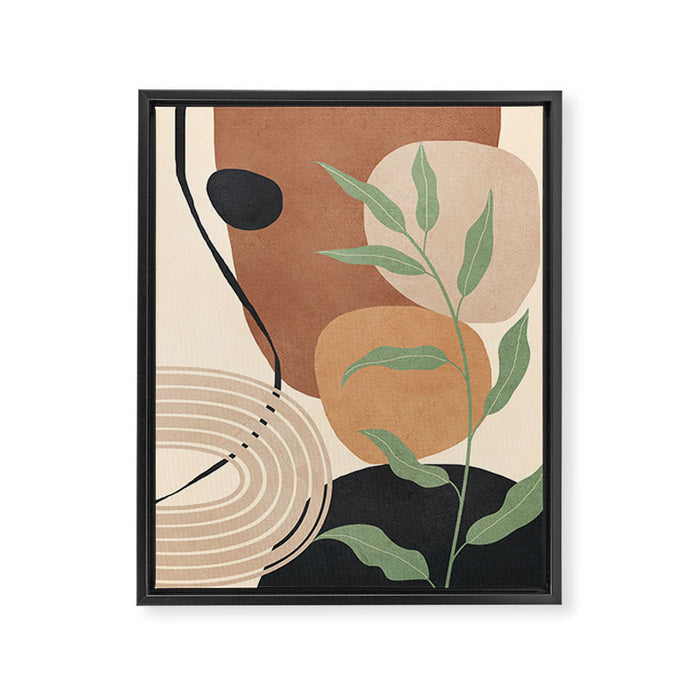 Branches in an abstract setting 02 Framed Canvas Print Gallery Image 1