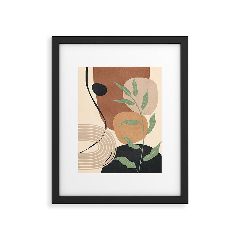 Branches in an abstract setting 02 Framed Art Print Gallery Image 5