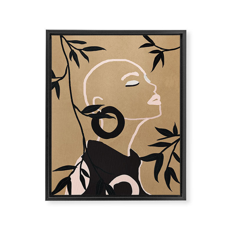 Breeze in the Garden 1 Framed Canvas Print Gallery Image 6
