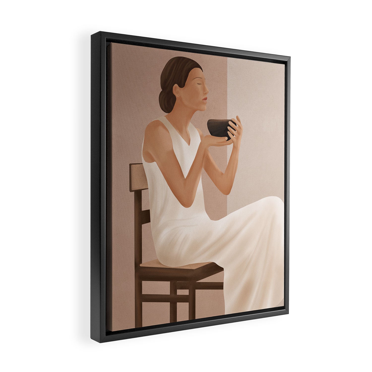 Brewed Tea Framed Canvas Print Gallery Image 2