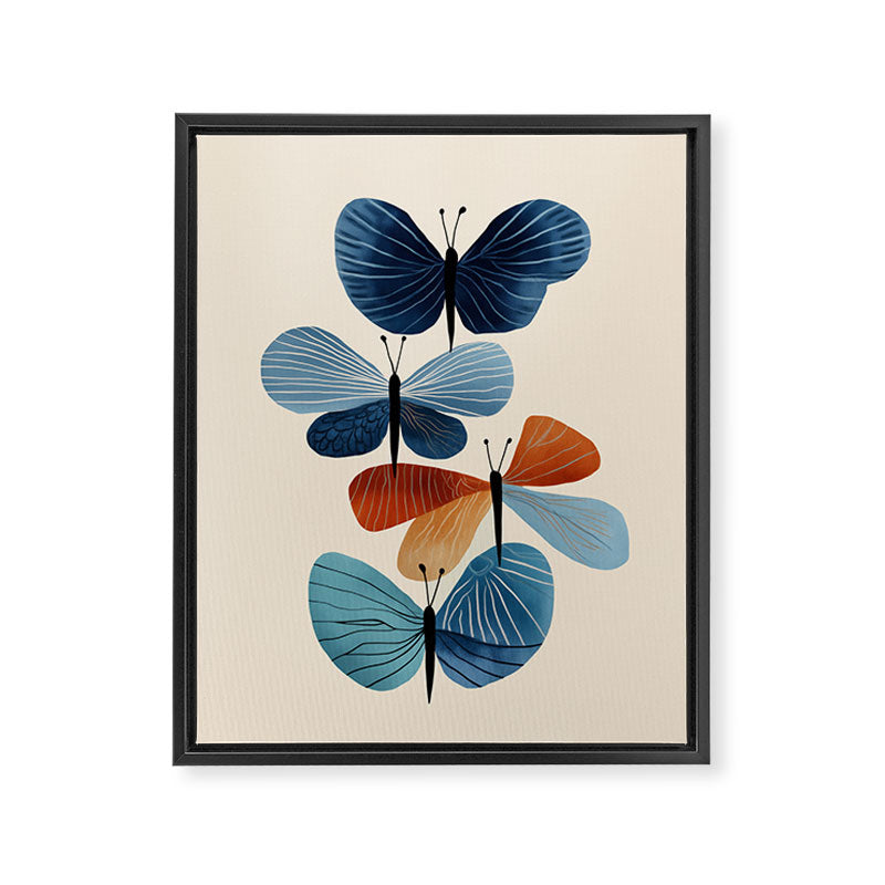 Butterfly in Bloom Framed Canvas Print Gallery Image 6