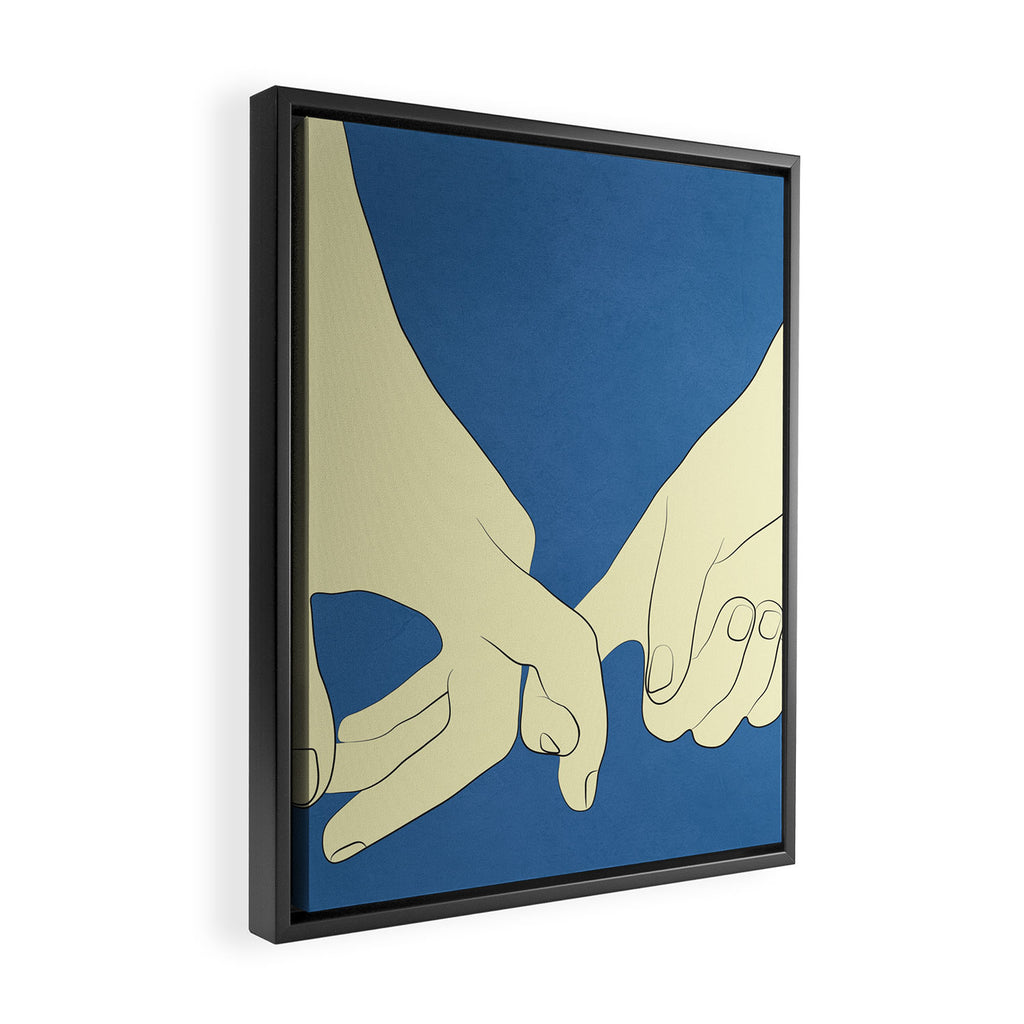 By Your Side 02 Framed Canvas Print Gallery Image 2