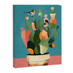 Cactus and  Birds 2 Canvas Print Gallery Image 6