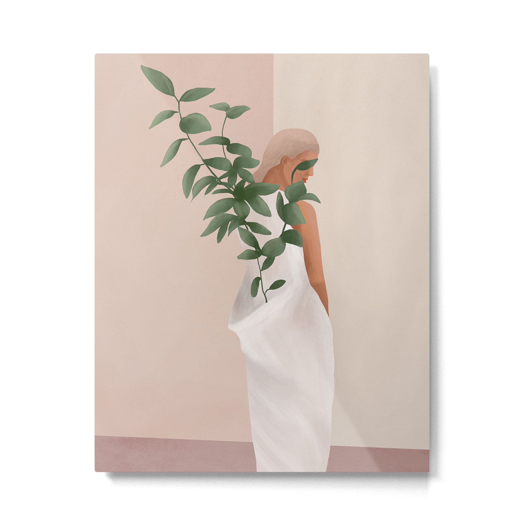 Carrying the Plant Metal Print Gallery Image 4