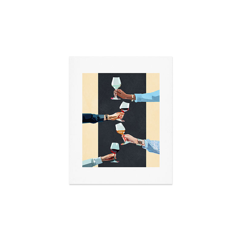 Cheers 6 Art Print