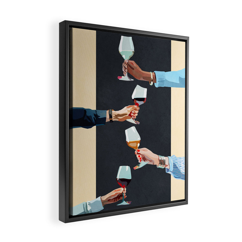 Cheers 6 Framed Canvas Print Gallery Image 2