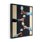 Cheers 6 Framed Canvas Print Gallery Image 2
