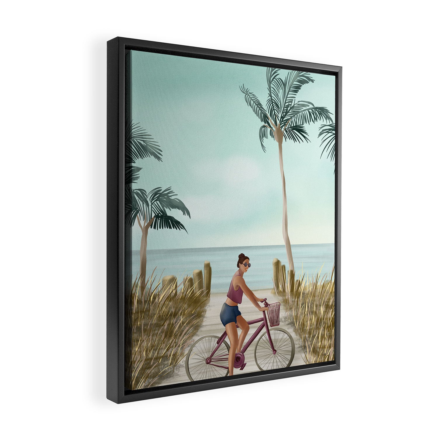 Coastal Journey Framed Canvas Print Gallery Image 2