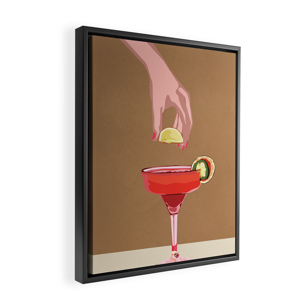 Cocktail Time 1 Framed Canvas Print Gallery Image 2