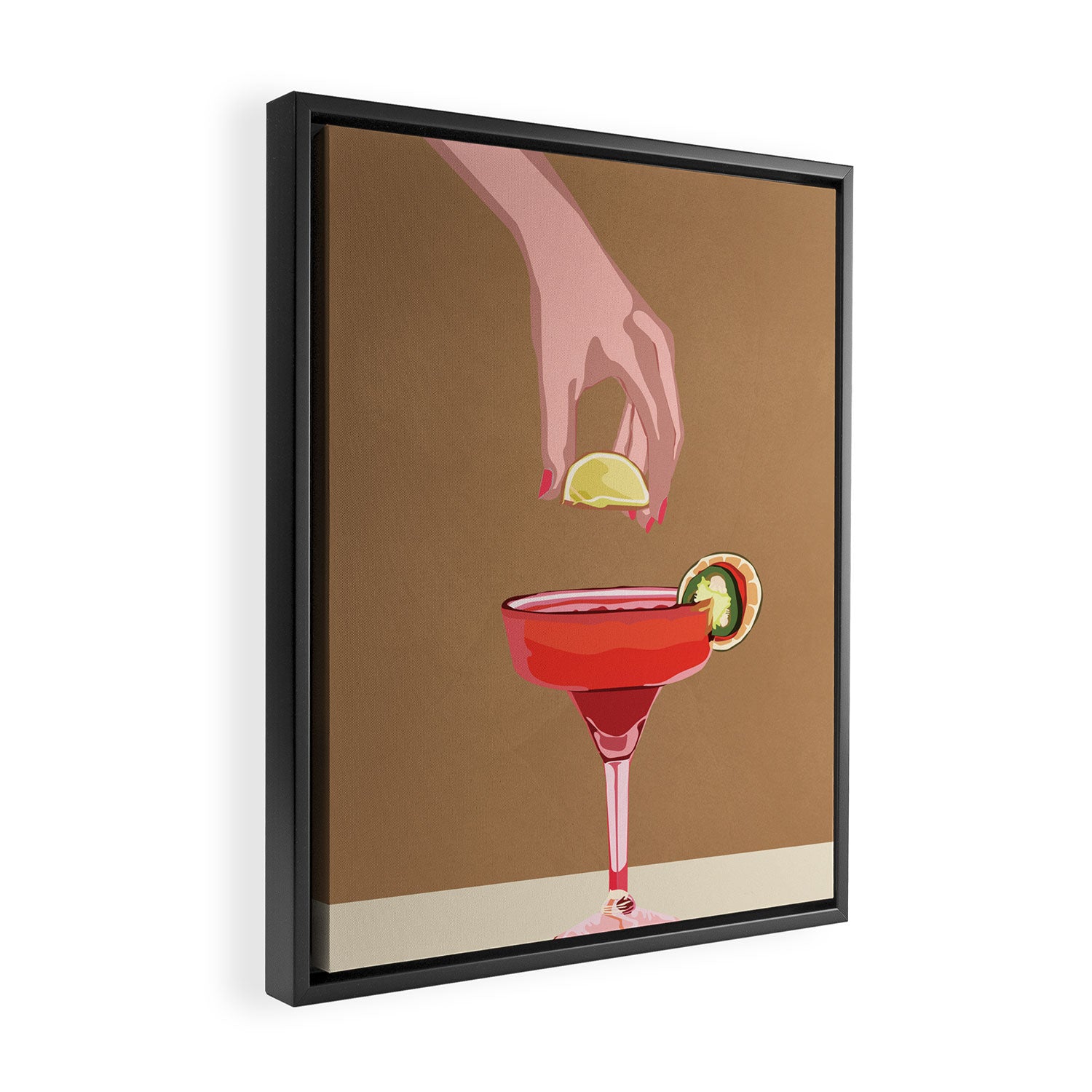 Cocktail Time 1 Framed Canvas Print Gallery Image 2