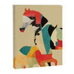 Colorful Abstract Horses 1 Canvas Print Gallery Image 6