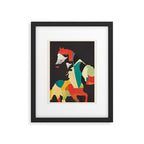 Colorful Abstract Horses 2 Framed Art Print Gallery Image 5