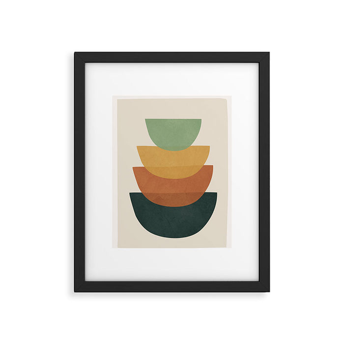 Colorful Abstract Shapes 1 Framed Art Print Gallery Image 1