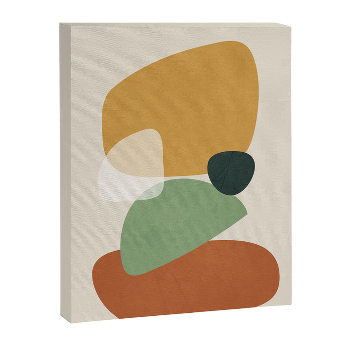 Colorful Abstract Shapes 5 Canvas Print Gallery Image 1