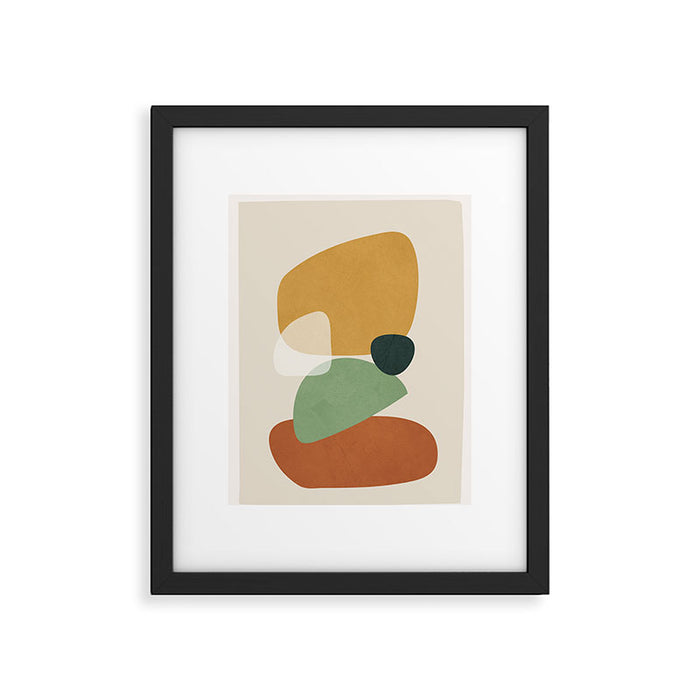 Colorful Abstract Shapes 5 Framed Art Print Gallery Image 1