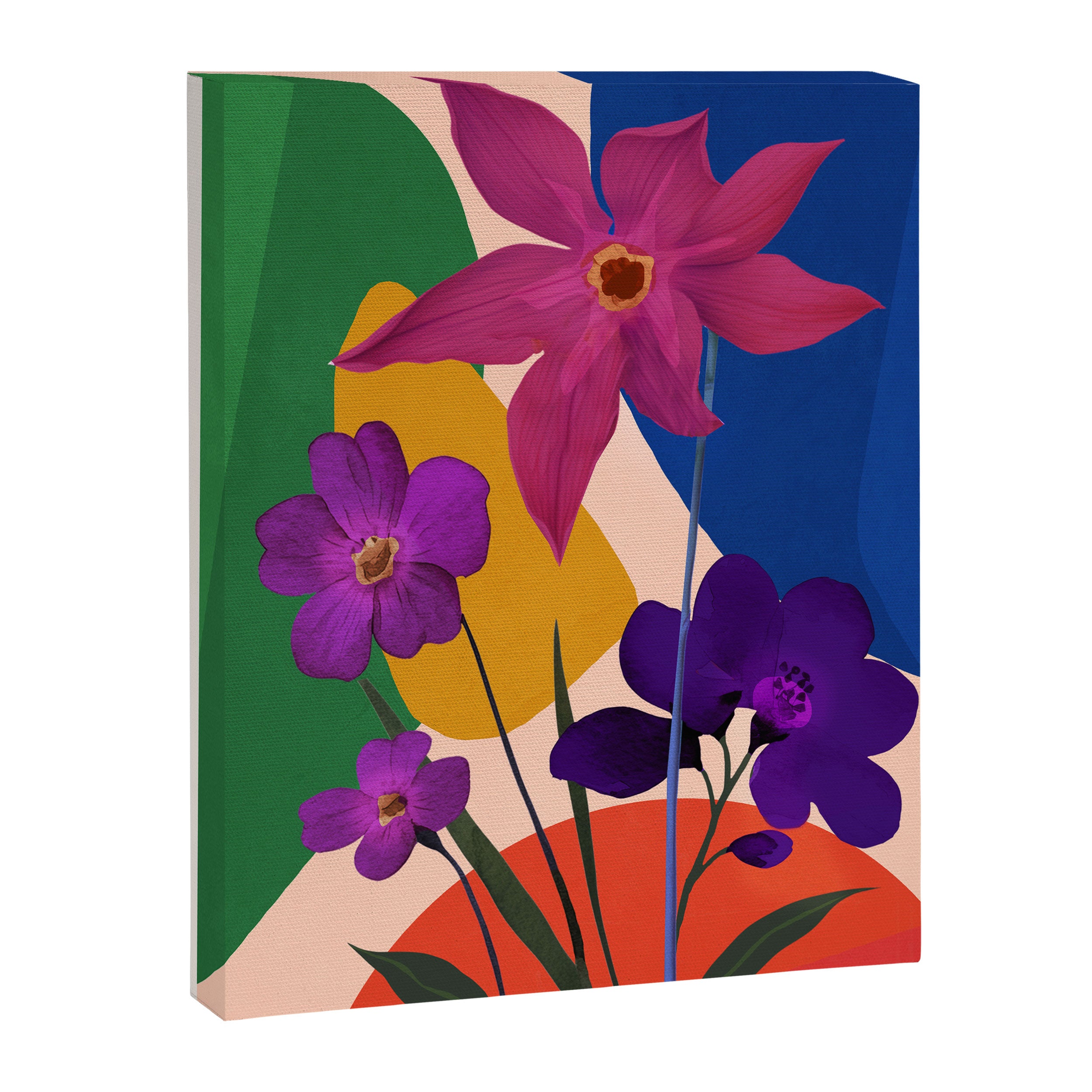 Colorful Bloomscape 1 Canvas Print Gallery Image 8