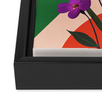 Colorful Bloomscape 1 Framed Canvas Print Gallery Image 3