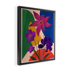Colorful Bloomscape 1 Framed Canvas Print Gallery Image 2