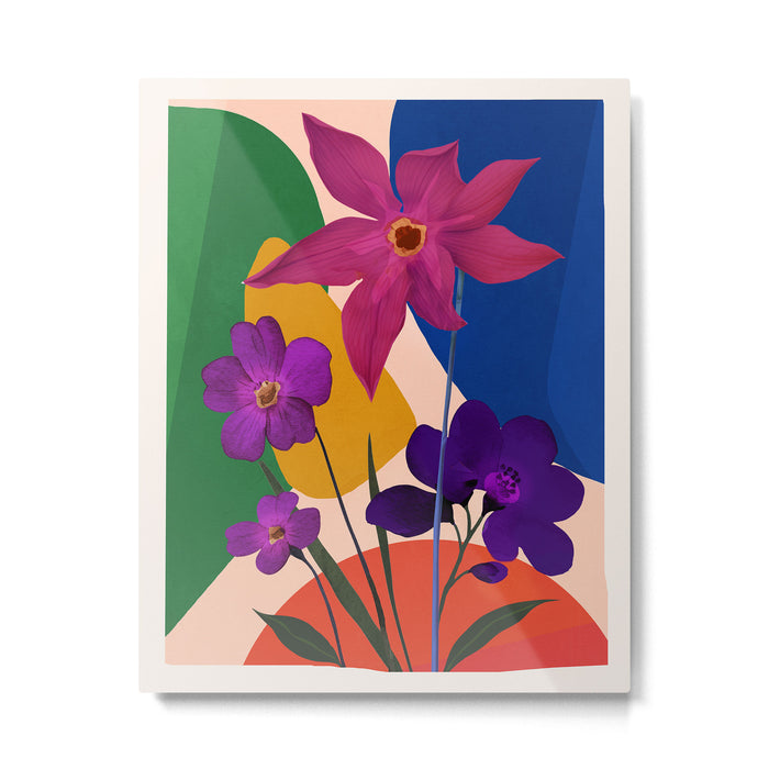 Colorful Bloomscape 1 Metal Print Gallery Image 1