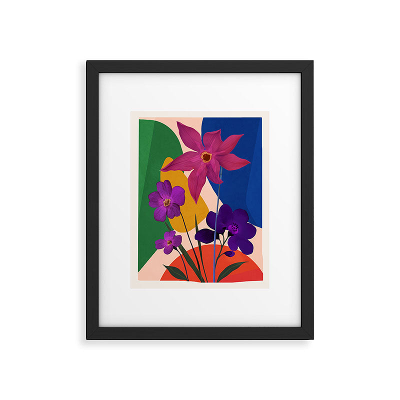 Colorful Bloomscape 1 Framed Art Print Gallery Image 6
