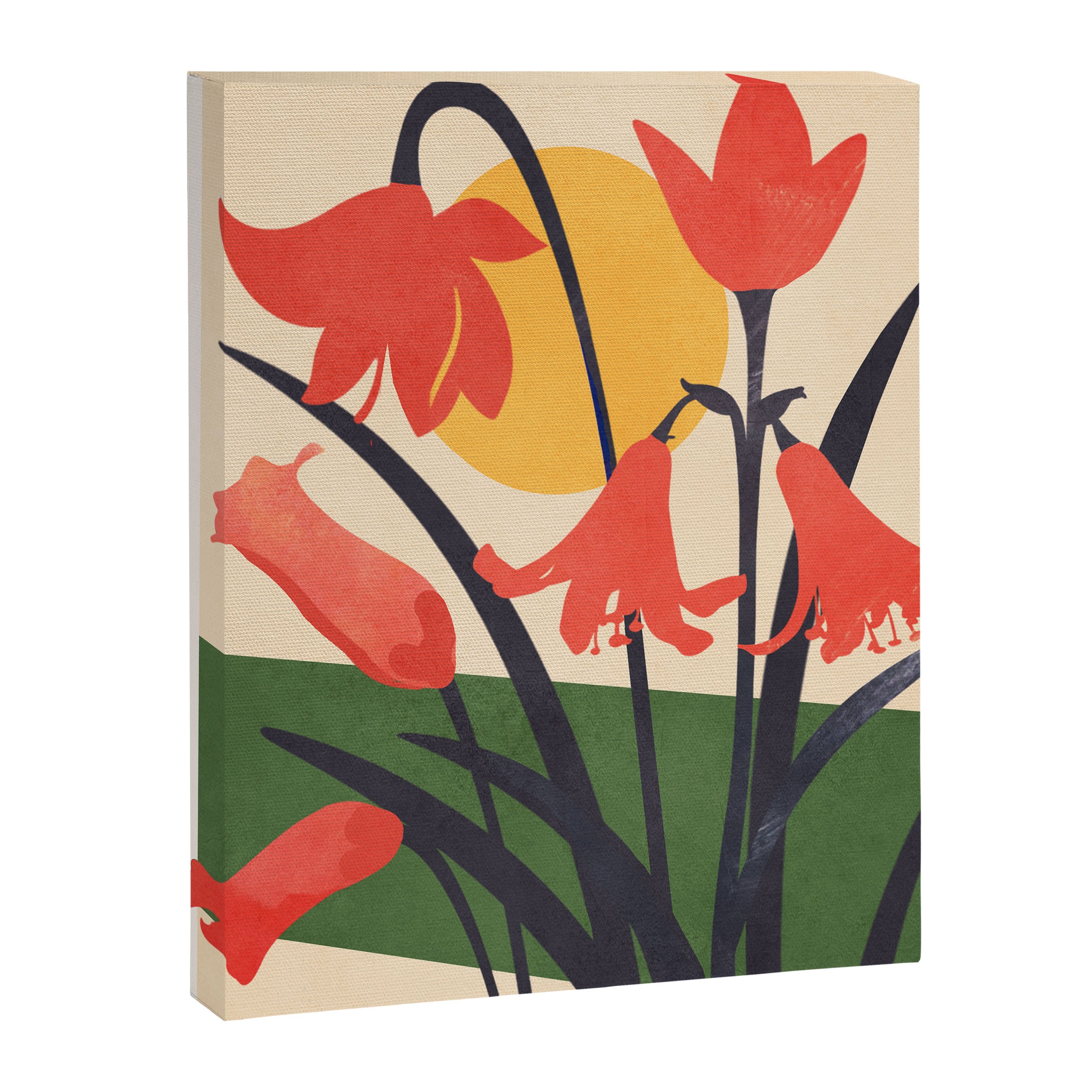 Colorful Bloomscape 2 Canvas Print Gallery Image 8