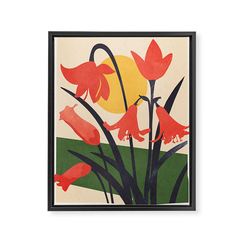 Colorful Bloomscape 2 Framed Canvas Print Gallery Image 8