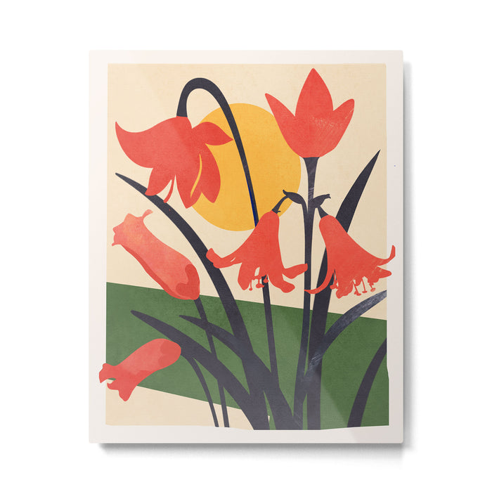 Colorful Bloomscape 2 Metal Print Gallery Image 1