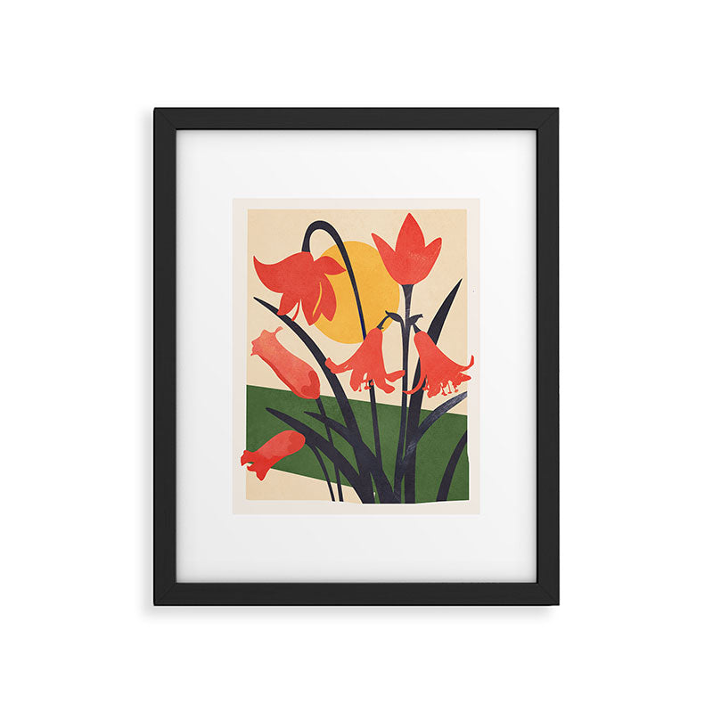 Colorful Bloomscape 2 Framed Art Print Gallery Image 6