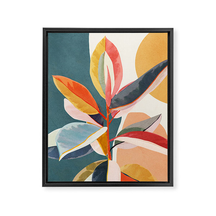 Colorful Branching Out 01 Framed Canvas Print Gallery Image 1