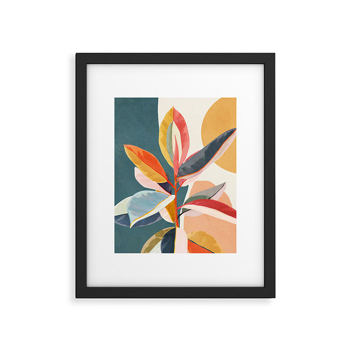 Colorful Branching Out 01 Framed Art Print Gallery Image 1